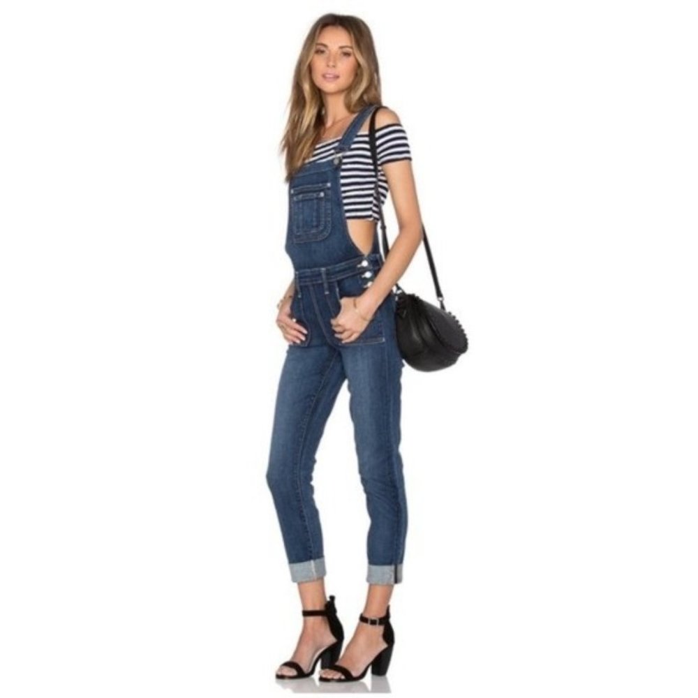 Lovers + Friends Denim Overalls Size S